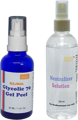 

REJSOL Glycolic Acid 70 gel 30 ml with 100 ml Neutralizer(30 ml)