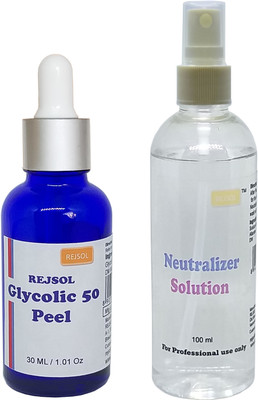 

REJSOL Glycolic Acid 50 30 ml with 100 ml Neutralizer(30 ml)