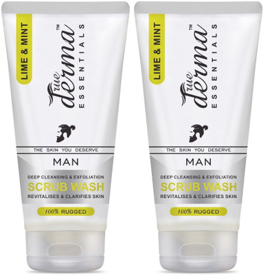 

True Derma Essentials Lime & Mint (Deep Cleansing & Exfoliation) Scrub Face Wash(200 g)