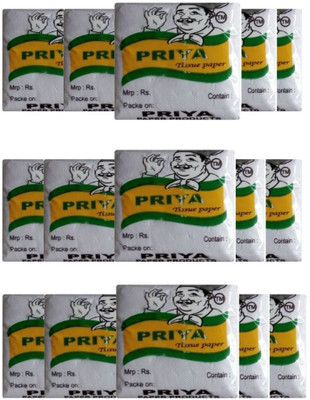 Priya 100 tissue Pieces In Each Bundle , Pack Of 15(Pack of 1500)
