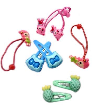 

OBEROI TINY BANTAM Hair Clip, Rubber Band(Multicolor)