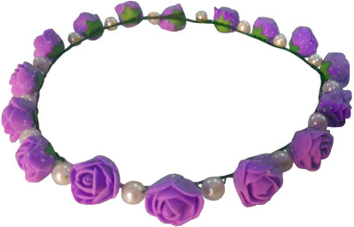 

MorningGlory Purple Tiara for Girls/Women Hair Band, Head Band(Purple)