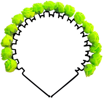 

MorningGlory Green Handmade Colorful Headbands for Girls Head Band(Green)