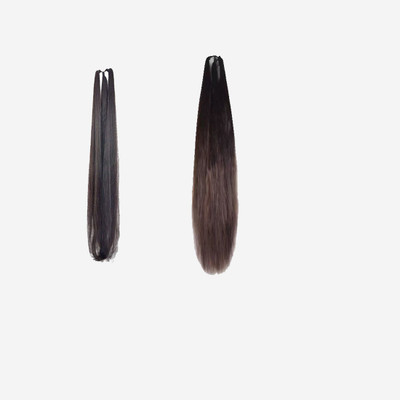 

GadinFashion 42Inchs Brown and 24 Inch Black Parandi Combo for Wedding Accessories Hair Extension