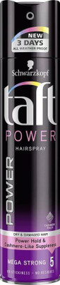 

Schwarzkopf Taft Power All Weather Hair Lacquer Spray Spray(250 ml)