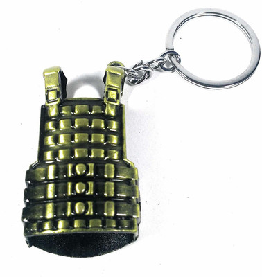 SN RACERS Bronze PUBG Playerunknown's Battlegrounds Game Armour Vest/Defence Jacket Metallic Black Keyring Key Chain Key Chain