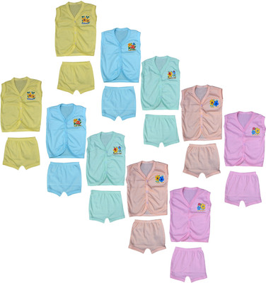 Just Live Fashion Baby Boys & Baby Girls Casual Shirt Shorts(Multicolor)