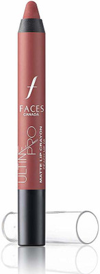 

Faces Ultime Pro Matte Lip Crayon With Sharpener, Peach Me 08, 2.8g(peach)