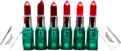 

Green line 'Green line'Valuable color combo 6 lipsticks set(Pink,D.Pink,Red,Rani,Coffee,Mahroon)