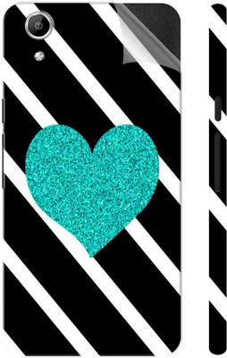 Snooky Micromax Canvas Selfie Lens Q345 Mobile Skin(Black)
