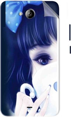 Snooky Micromax Canvas Play Q355 Mobile Skin(Blue)
