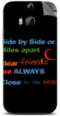 Snooky Friends 1275M-SknHtM8 Htc One M8 Mobile Skin(Black)