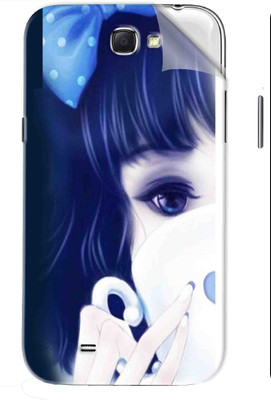 Snooky Samsung Galaxy Note 2 Mobile Skin(Blue)
