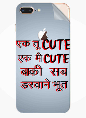 Snooky Apple iPhone 8 Plus Mobile Skin(Blue)