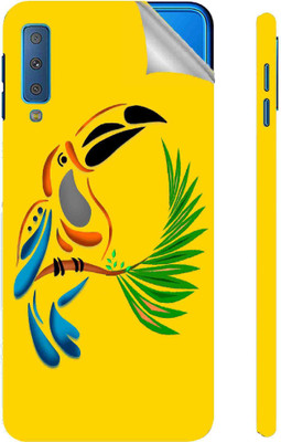 Snooky Samsung Galaxy A7 2018 Edition Mobile Skin(Yellow)