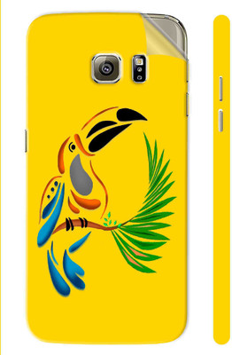 Snooky Samsung Galaxy S7 Edge Mobile Skin(Yellow)