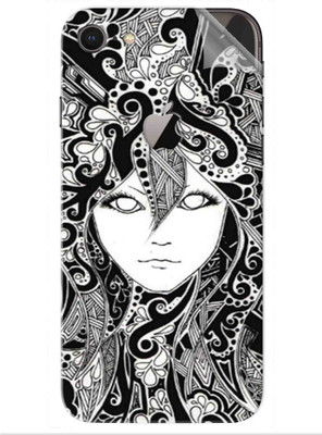 Snooky Apple Iphone 8 Mobile Skin(Black)