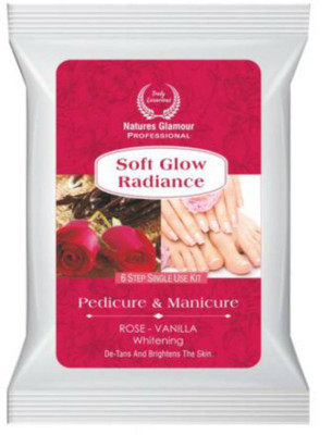 

nature's glamour Pedicure & Manicure Rose-Vanilla Kit(60 g, Set of 1)