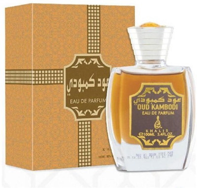 

Khalis Perfumes Oud Kambodi Fragrance Perfume Spray - 100ml Eau de Parfum - 100 ml(For Men & Women)