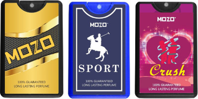 

Mayur Mozo Office Wear Pocket Perfume Combo (3Pcs Of 18ml) Unisex Eau de Parfum - 54 ml(For Men & Women)