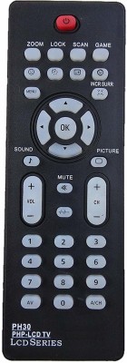 MASE PH28 Compatible Philips LCD,LED CRT, TV Philips Remote Controller(Black)