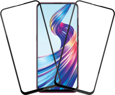 HUPSHY Edge To Edge Tempered Glass for Vivo V15(Pack of 2)