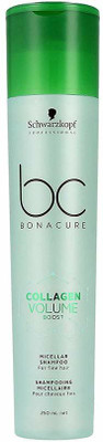 

Schwarzkopf Professional BC Collagen Volume Boost Micellar Shampoo, Green(250 ml)