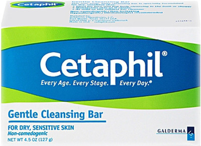 

Cetaphil Gentle Cleansing Bar For Dry Sensitive Skin(127 g)