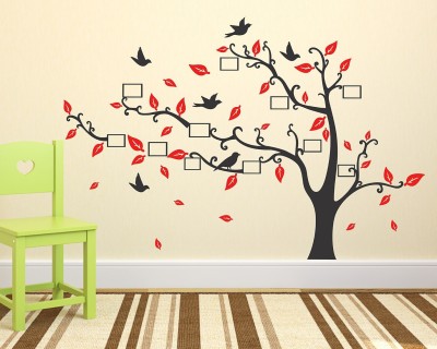 Wallzone 100 cm Photo Tree Removable Sticker(Pack of 1)
