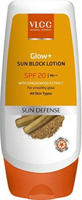 VLCC GLOW+ SUN BLOCK LOTION - SPF 20 PA++(100 ml)