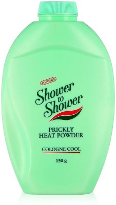 SHOWER TO SHOWER Cologne Cool Prickly Heat Powder 150g (Pack of 2)(2 x 150 g)