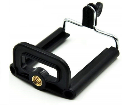 Triangle Ant Camera Stand Clip Bracket MOBILE Holder Monopod / TRIPOD Mount Adapter Monopod(Black, Supports Up to 500 g)
