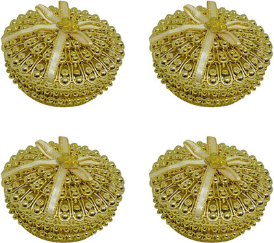 

Confidence Dry Fruit Box for Home DÃ©cor Use, Perfect Diwali Gift for Family and Friends, Corporate and Relatives, Golden multipurpose Vanity Box(golden)