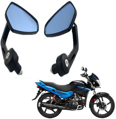 BRPEARl Manual Driver Side, Dual Mirror, Rear View Mirror For Hero Glamour(Right, Left)