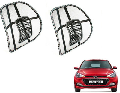 MOCKHE Nylon Seating Pad For  Hyundai Elite i20(Front Seat, Back Seat Black)