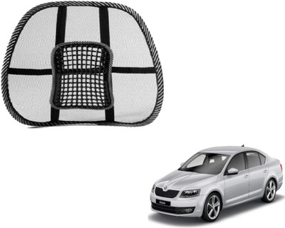 MOCKHE Nylon Seating Pad For  Skoda Octavia(Front Seat, Back Seat Black)