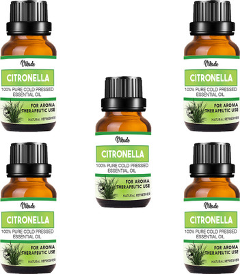 

VIHADO Citronella Essential Oil, 100% Pure, & Undiluted (15 ml) (Pack of 5)(15 ml)