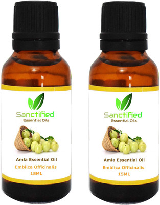 

SANCTIFIED Combo of Amla essential oil 100% pure and natural oil for unisex (pack of 2) 15ml each(15 ml)