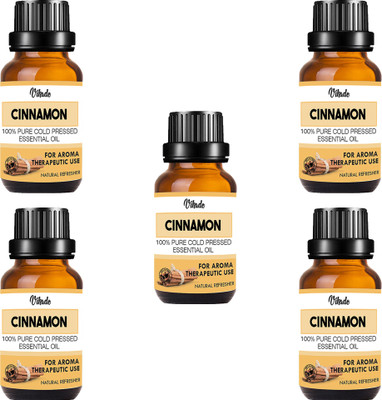 

VIHADO Cinnamon Bath Essential Oil, Pure & Natural & Undiluted, for Hair & Skin Care,Face (20 ml) (Pack of 5)(20 ml)