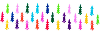 

SJ COLLECTION Fancy Colorful Tree Designer Shape Size (Height 1.4 cm) 20 Forehead Multicolor Bindis(Fancy Design Bindi)