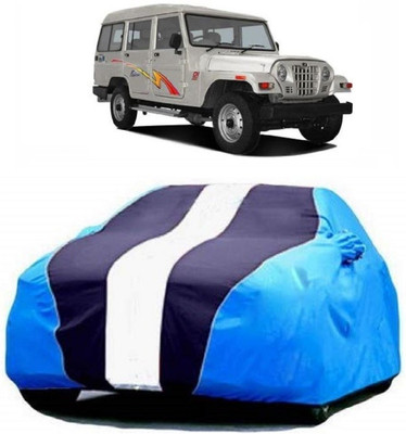 UDGHA Car Cover For Mahindra Marshal (With Mirror Pockets)(Multicolor)