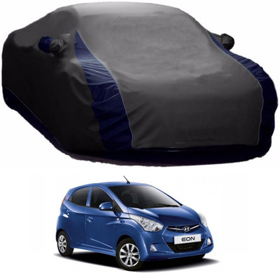 UDGHA Car Cover For Hyundai Eon (With Mirror Pockets)(Multicolor)