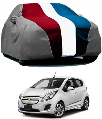 UDGHA Car Cover For Chevrolet Spark (With Mirror Pockets)(Multicolor)