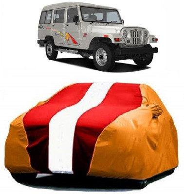 UDGHA Car Cover For Mahindra Marshal (With Mirror Pockets)(Multicolor)