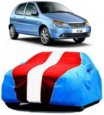 UDGHA Car Cover For Tata Indica eV2 (With Mirror Pockets)(Multicolor)