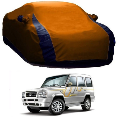 UDGHA Car Cover For Tata Sumo Victa (With Mirror Pockets)(Orange, Blue)