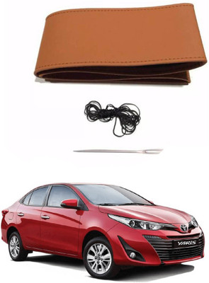 AYW Hand Stiched Steering Cover For Toyota GLA-Class(Tan, Leather)