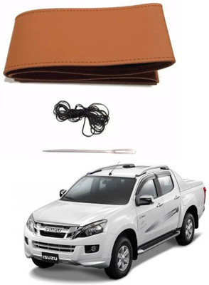 AYW Hand Stiched Steering Cover For Toyota Innova(Tan, Leather)