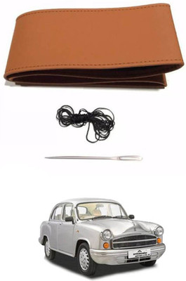 AYW Hand Stiched Steering Cover For HM Ambassador 2.0D(Tan, Leather)