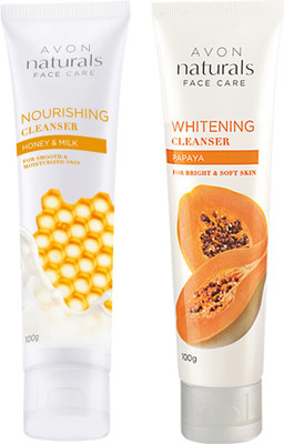 

Avon Naturals Cleanser Combo (papaya & honey-milk)(200 g)
